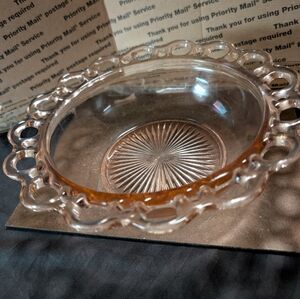Anchor Hocking Pink Depression Glass Bowl